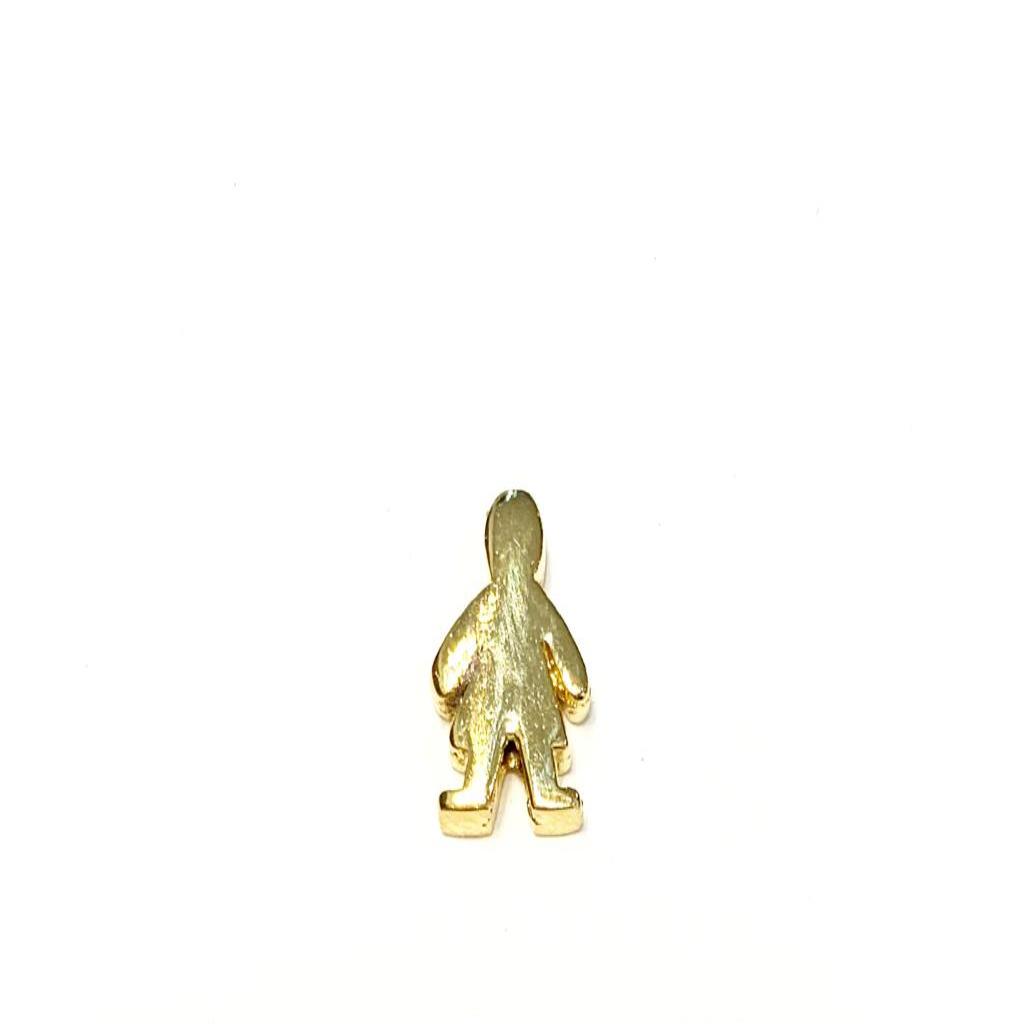 CONECTOR MINI NIÑO 1CM CHAPA DE ORO 18K 