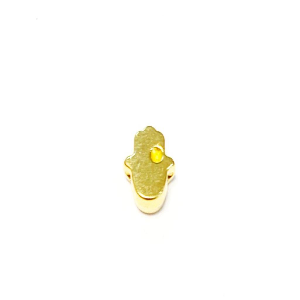 CONECTOR MANO 6MM CHAPA DE ORO 18K