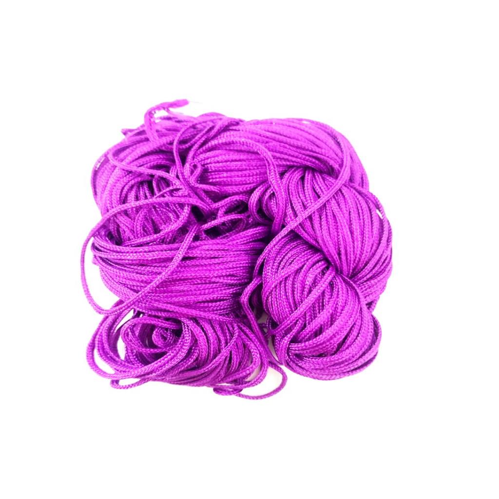 HILO CHINO 1 MM BRILLOSO MORADO (30 METROS)