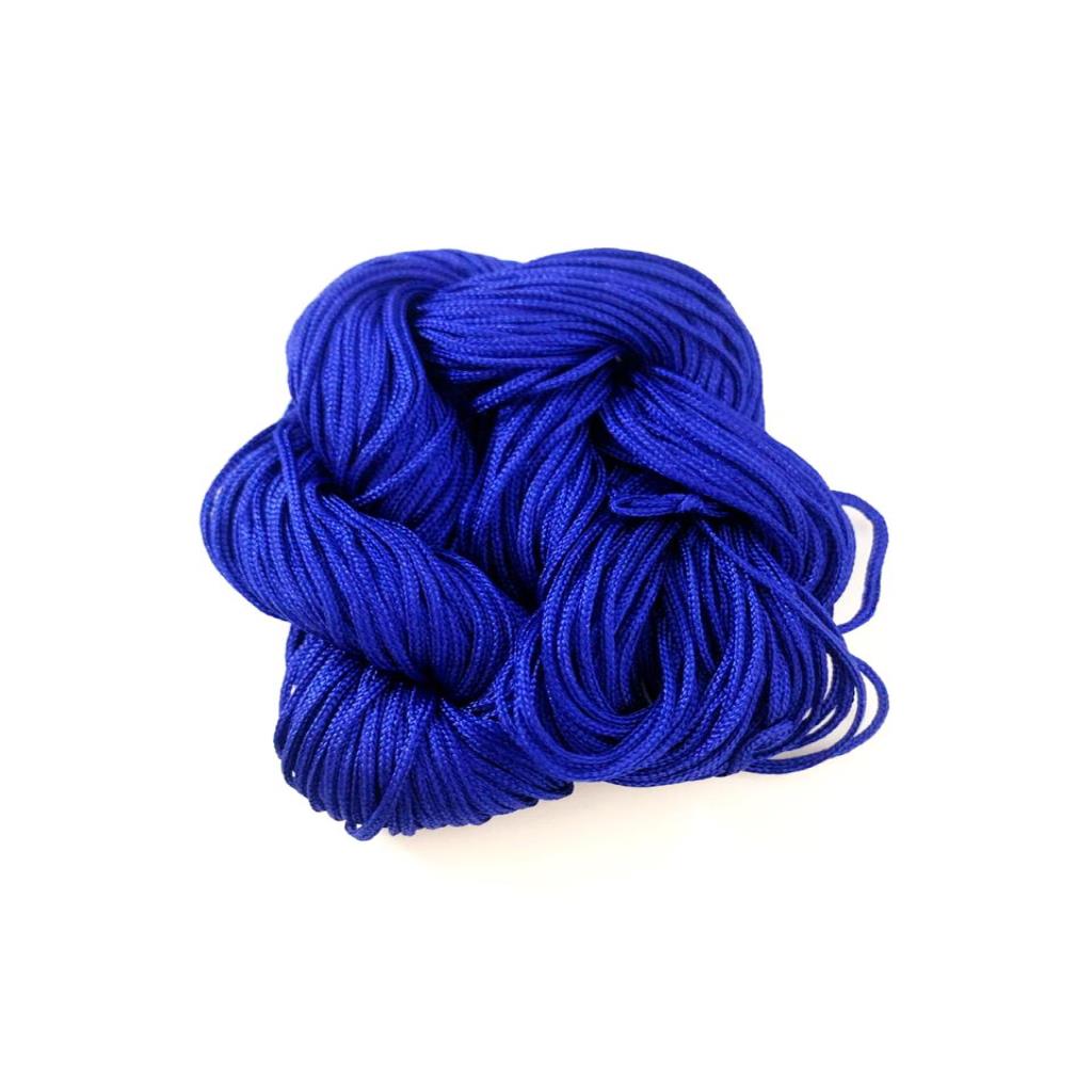 HILO CHINO 1 MM BRILLOSO AZUL (30 METROS)