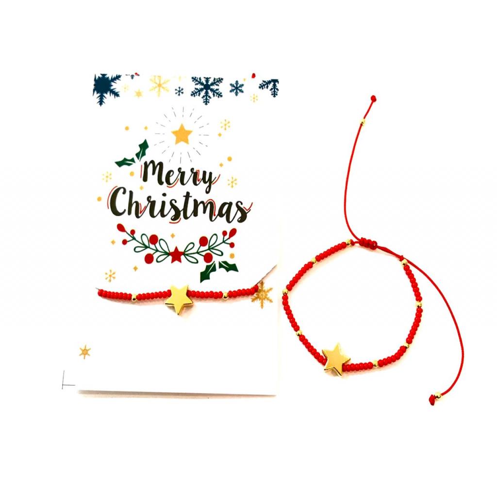 PULSERA ESTRELLA DE NAVIDAD