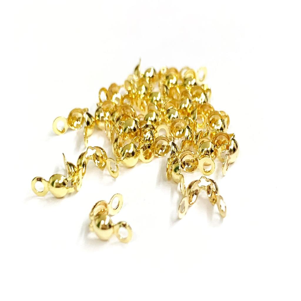 ATRAPANUDOS 4 MM (10 GRAMOS) CHAPA DE ORO 18K. 