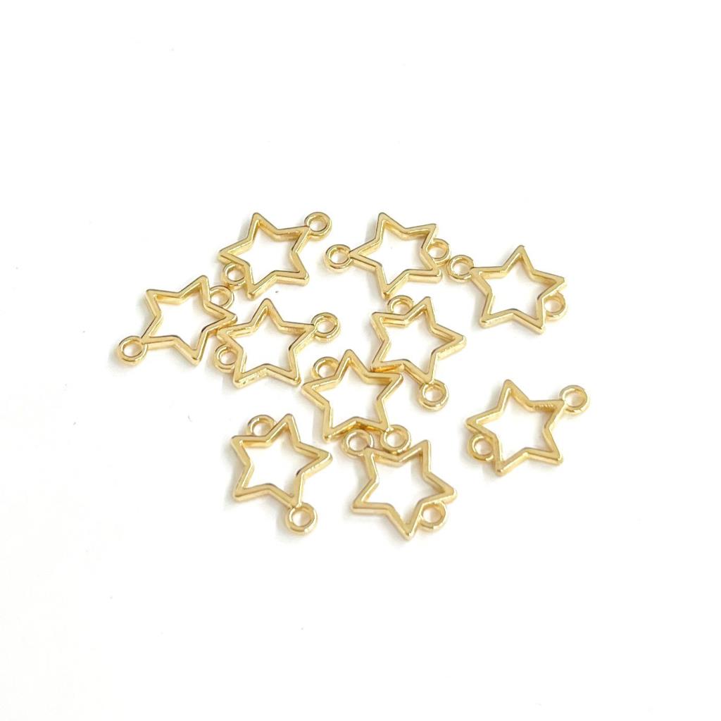 DIJE PWETER ESTRELLA ENLAZADOR 1.5CM (10 PZS)